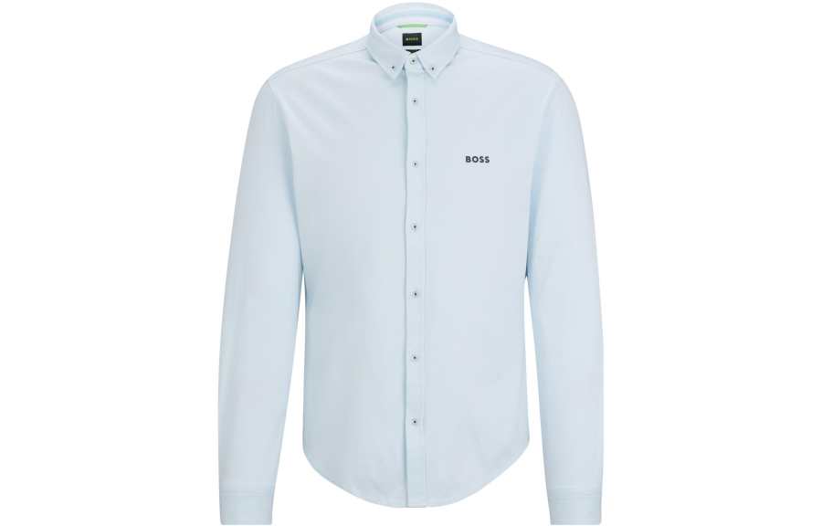 HUGO BOSS Shirts Men's Blue Moderate Shirt