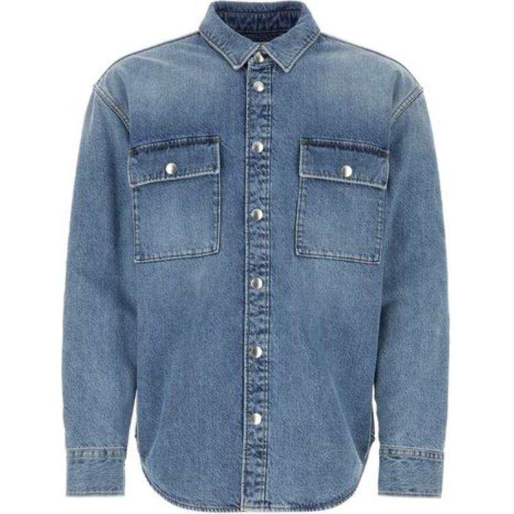 Bottega Veneta Vintage Medium Indigo Denim Shirt