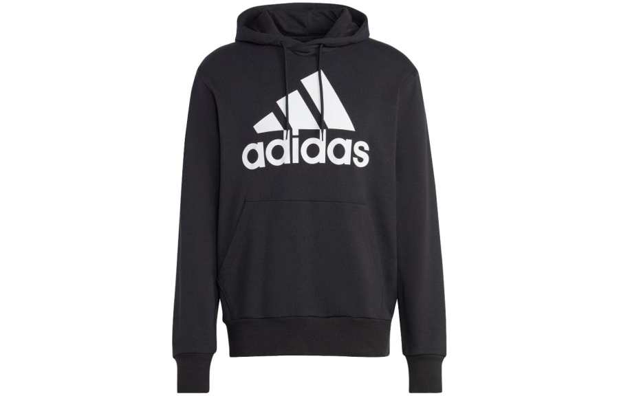 Adidas Adidas Sweatshirts Men's Black Hooded Moderate Regular