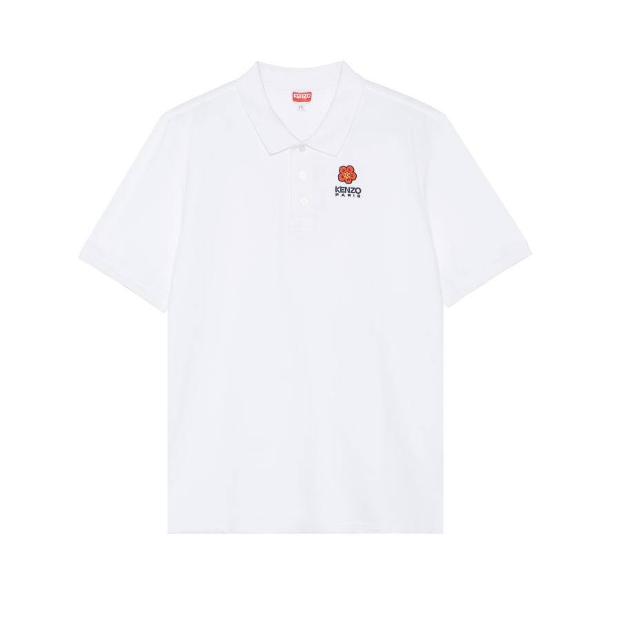 KENZO Boke Flower Embroidered Polo Shirt