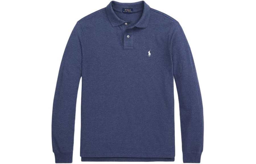 Polo Ralph Lauren SS24 Polo Shirt Custom Slim Fit Men's Dark Blue