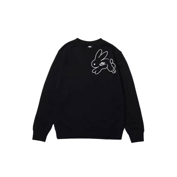 Nike Nike Sweatshirts Unisex Black Crew Neck Moderate Regular