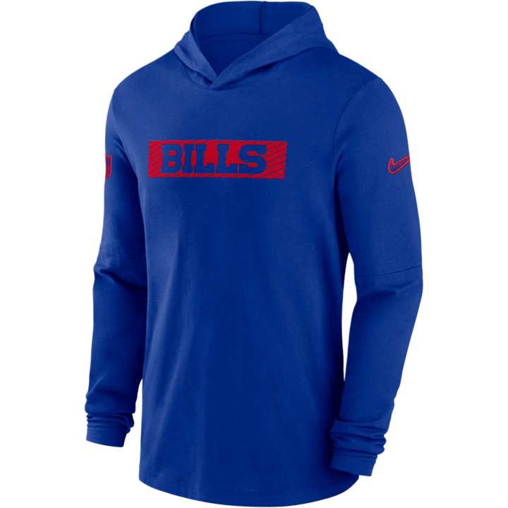 Nike Nike Buffalo Bills Sideline Men's Nike Dri FIT Nfl Long Sleeve Hooded Top