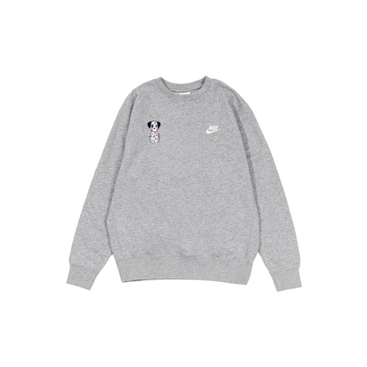 Nike Nike Sweatshirts Men's Gray Crew Neck Moderate Regular