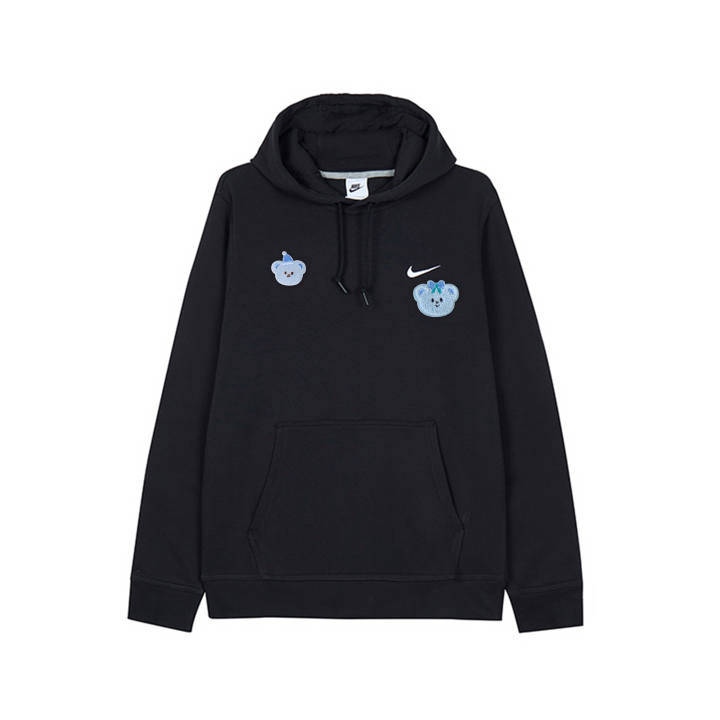 Nike Nike Sweatshirts Men's Black Hooded Moderate Regular