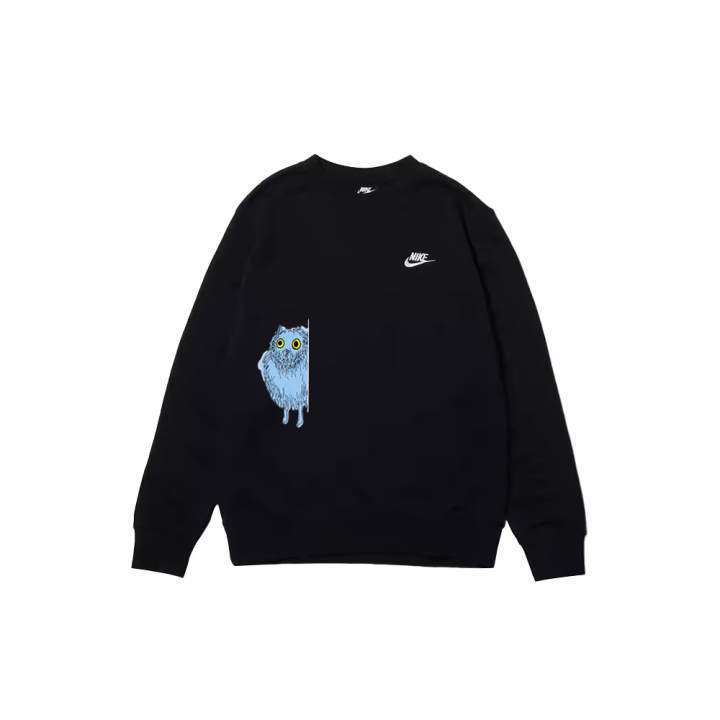 Nike Nike Sweatshirts Unisex Black Crew Neck Moderate Regular