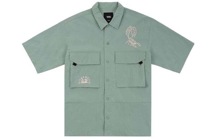 Vans Vans Shirts Men's Green Moderate