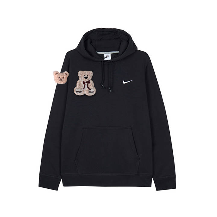 Nike Nike Sweatshirts Men's Black Hooded Moderate Regular
