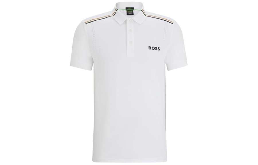 HUGO BOSS SS24 Polo Shirt Men's White