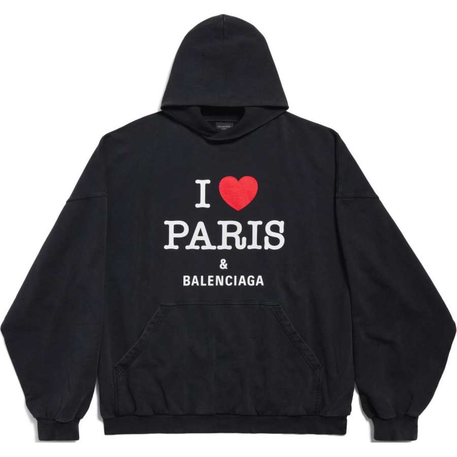 Balenciaga Logo Printed Hoodie
