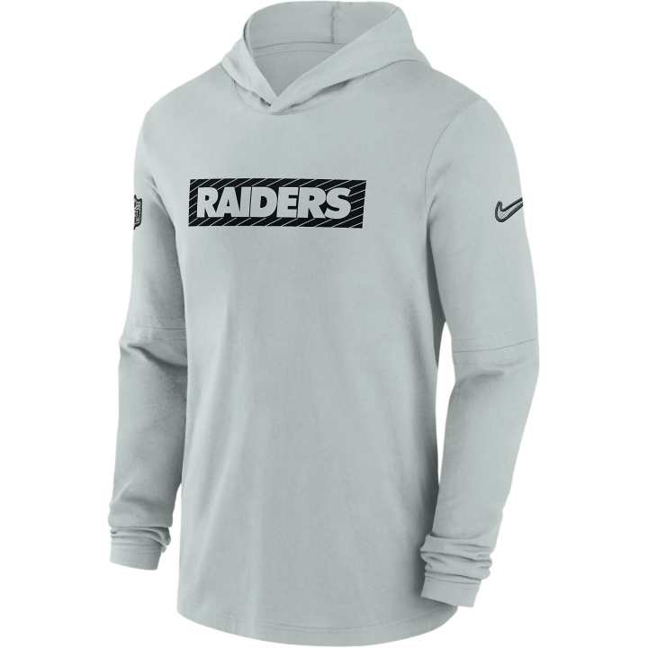 Nike Nike Las Vegas Raiders Sideline Men's Nike Dri FIT Nfl Long Sleeve Hooded Top