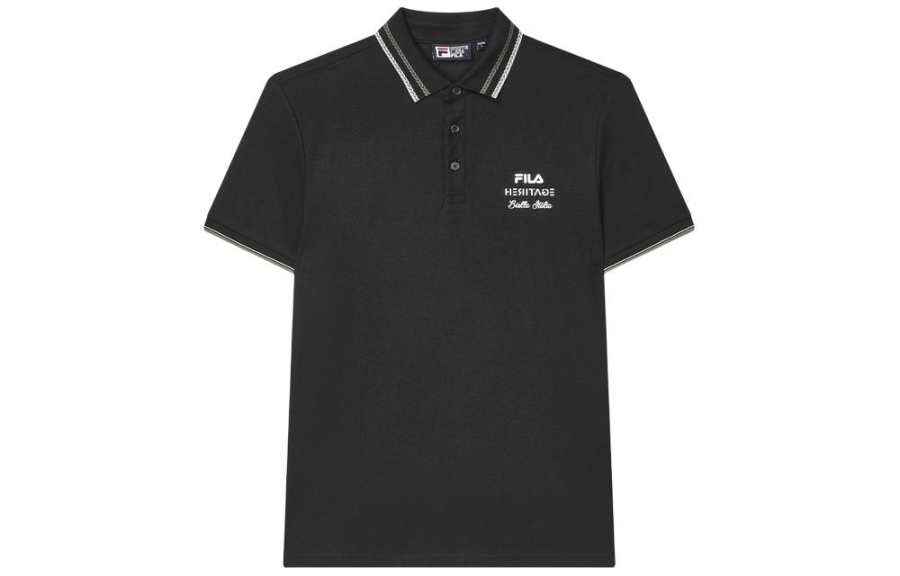 FILA Polo Shirt Men's Jet Black