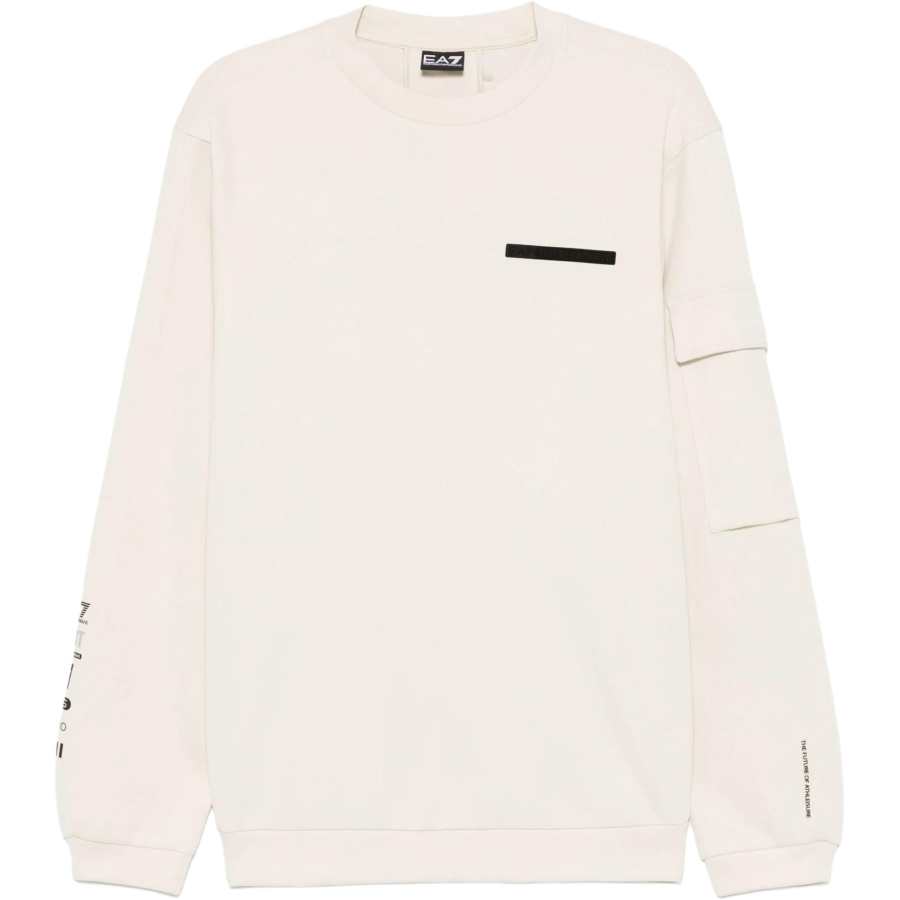 Emporio Armani rubberised logo-print sweatshirt