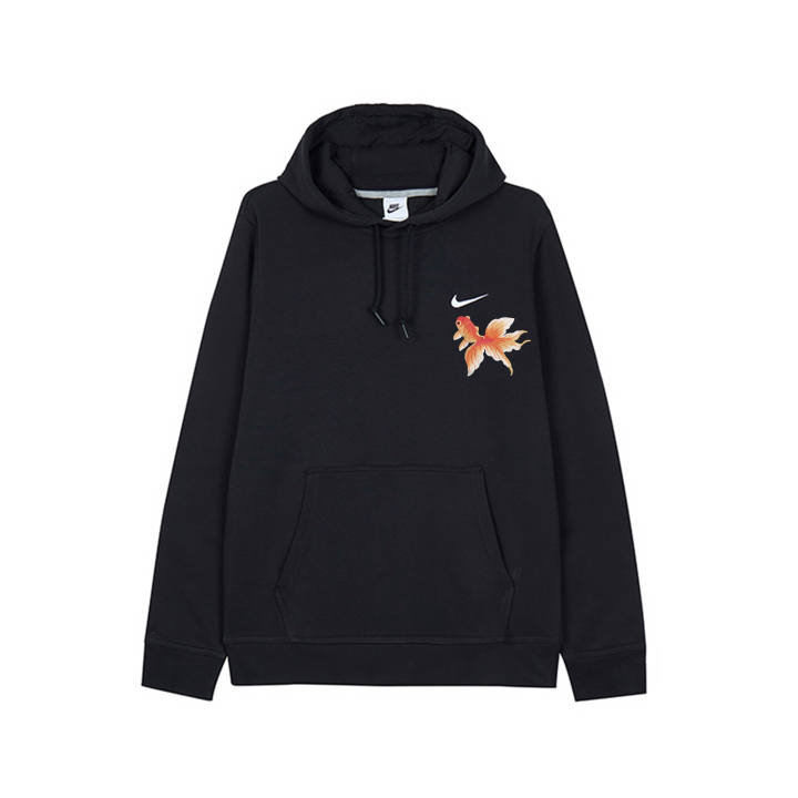 Nike Nike Sweatshirts Men's Black Hooded Moderate Regular