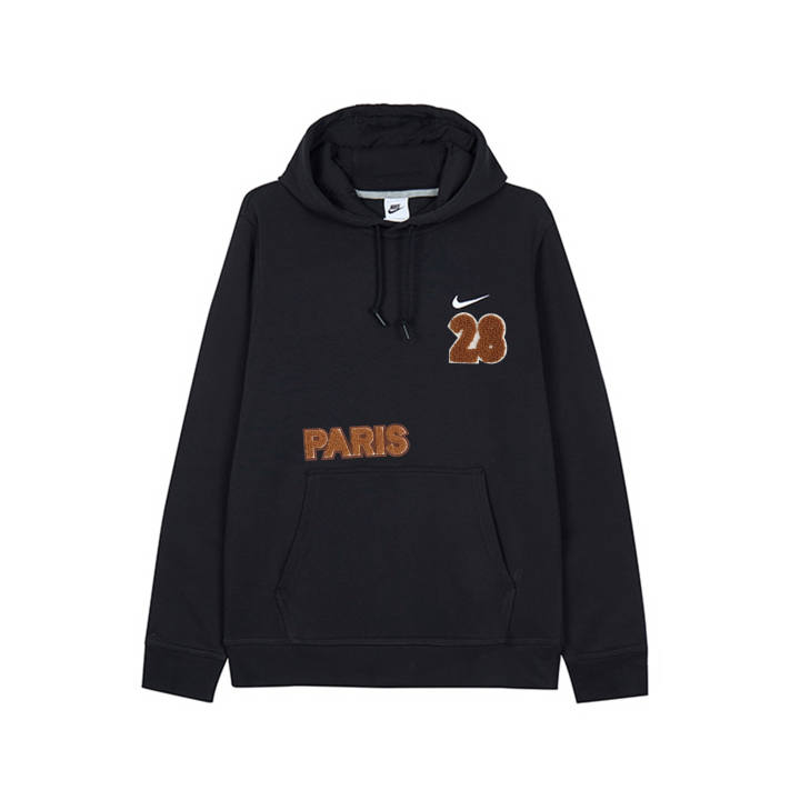 Nike Nike Sweatshirts Men's Black Hooded Moderate Regular