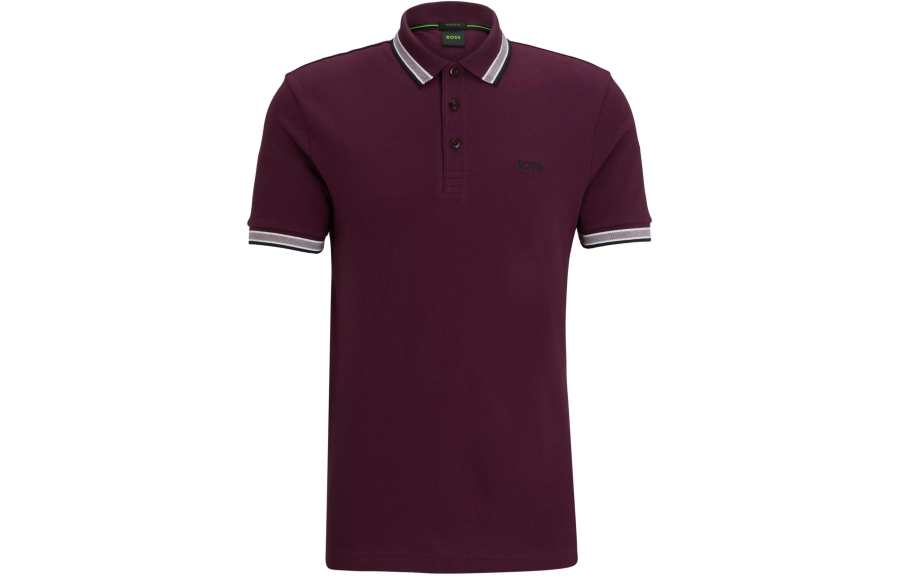 HUGO BOSS Polo Shirt Men's Brick Red