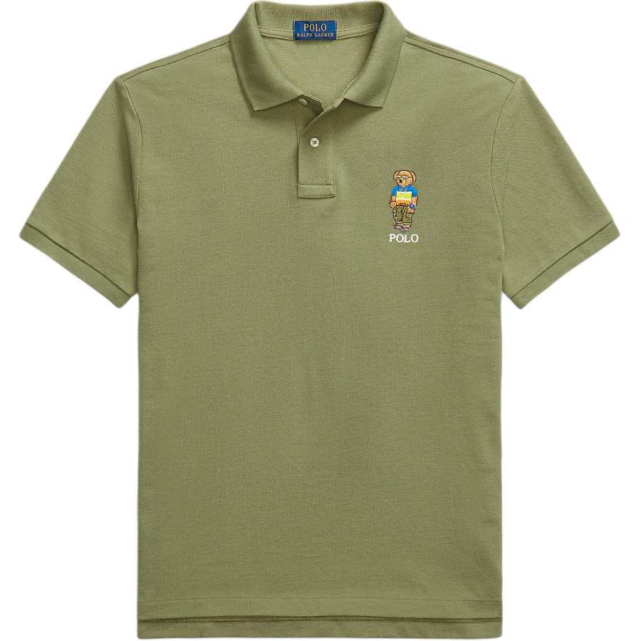 Polo Ralph Lauren Polo Bear Polo Shirt Custom Slim Fit Men's Green