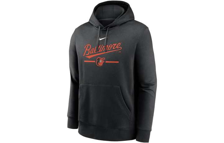Nike Nike x MLB Collaboration Baltimore Orioles Local Baseball Club Sweatshirt Men's Black