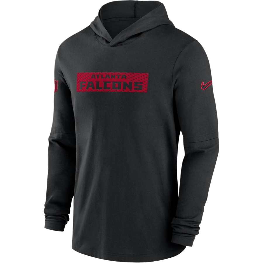Nike Nike Atlanta Falcons Sideline Men's Nike Dri FIT Nfl Long Sleeve Hooded Top