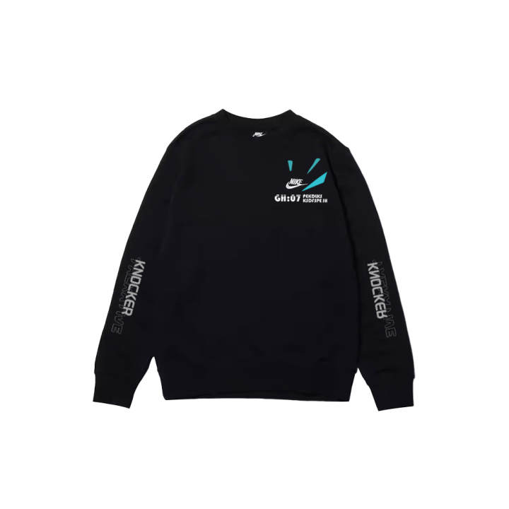 Nike Nike Sweatshirts Unisex Black Crew Neck Moderate Regular