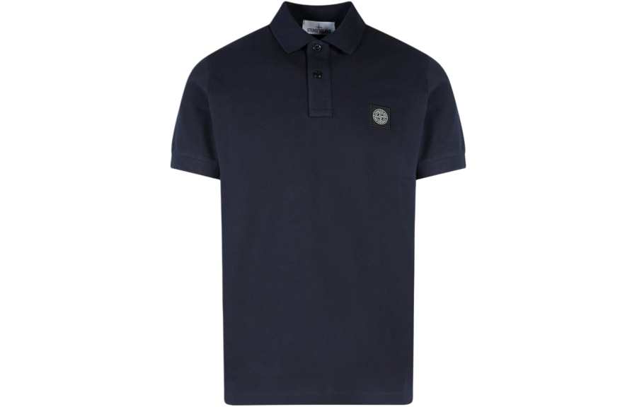 STONE ISLAND SS24 Polo Shirt Men's Marine Blue