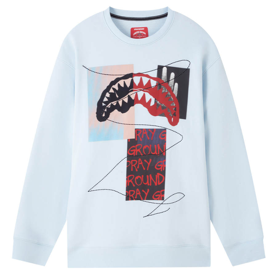 SPRAYGROUND SPRAYGROUND Sweatshirt Unisex Light Aqua Blue