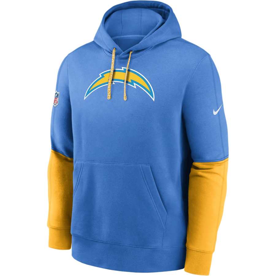 Nike Nike Los Angeles Chargers Sideline Team Issue Club Men's Nike Nfl Pullover Hoodie