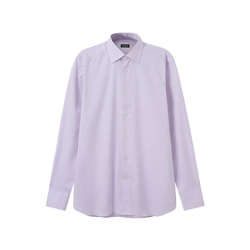 Ermenegildo Zegna SS24 Shirt Men's Light Pink Purple