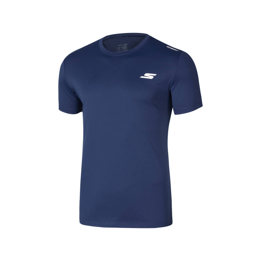 Skechers GODRI Quick Dry T Shirts Men's Medieval Blue/007D