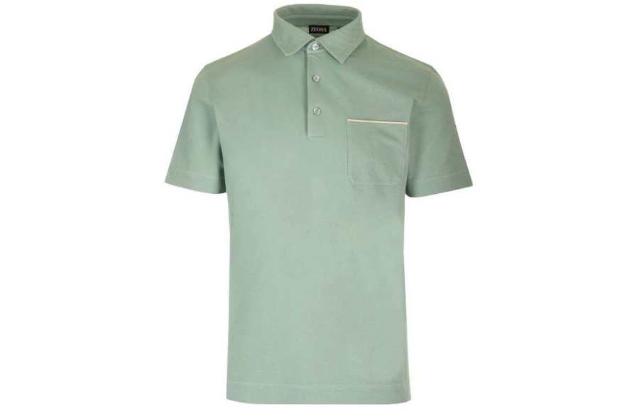 Ermenegildo Zegna Polo Shirt Men's Green