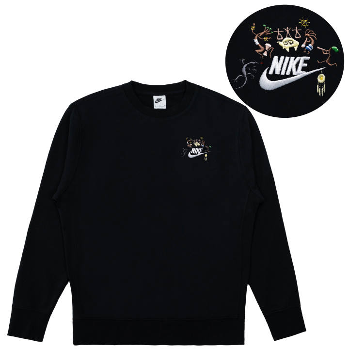Nike Nike Sweatshirts Unisex Black Crew Neck Moderate Regular
