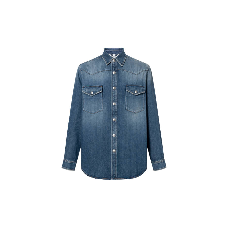 Burberry 【Previous Season】Japanese mid-rise slim-fit jeans