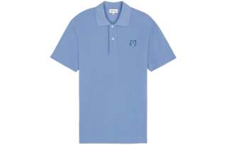 Maison Kitsune Bold Fox Head Patch Polo Shirt