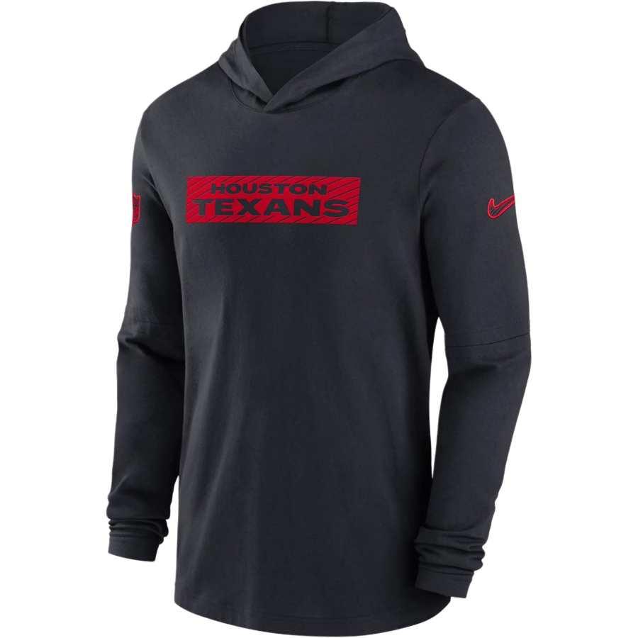 Nike Nike Houston Texans Sideline Men's Nike Dri FIT Nfl Long Sleeve Hooded Top
