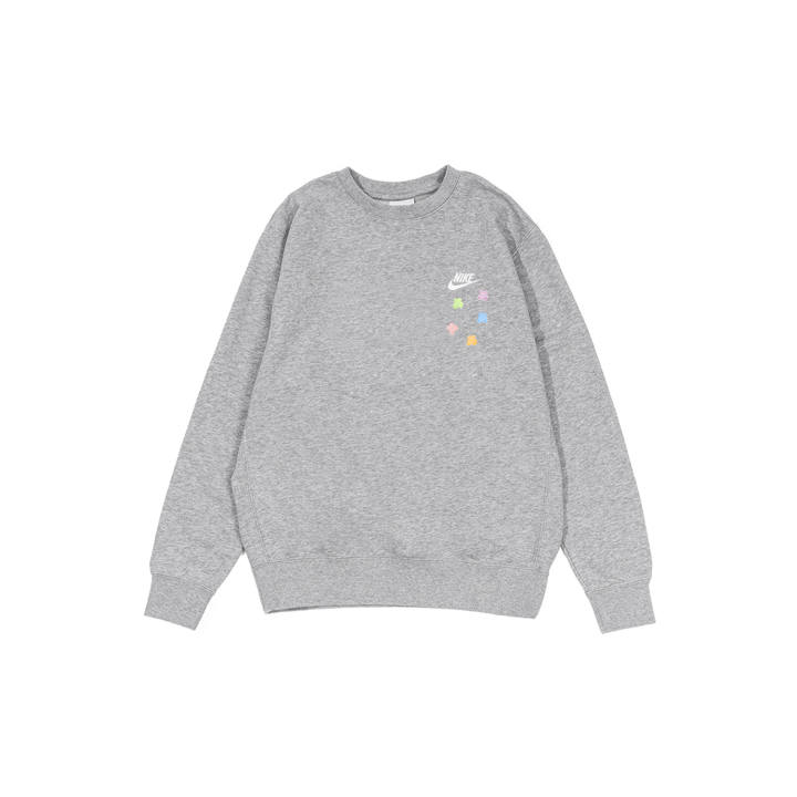 Nike Nike Sweatshirts Men's Gray Crew Neck Moderate Regular