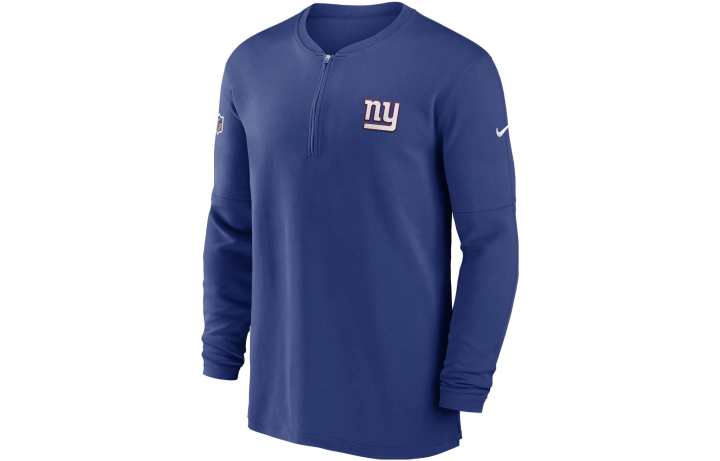 Nike Nike x NFL Collaboration Dri Fit New York Giants Sideline Sweatshirt Men's Dark Blue