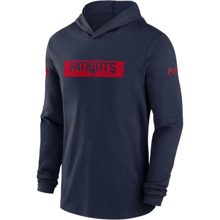 Nike Nike New England Patriots Sideline Men's Nike Dri-FIT Nfl Long-Sleeve Hooded Top
