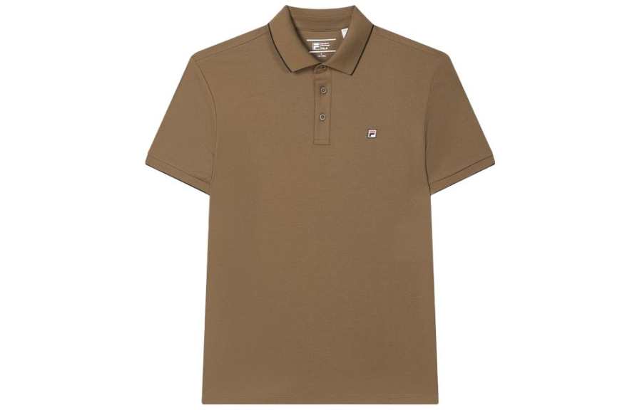 FILA Polo Shirt Men's Kangaroo Brown