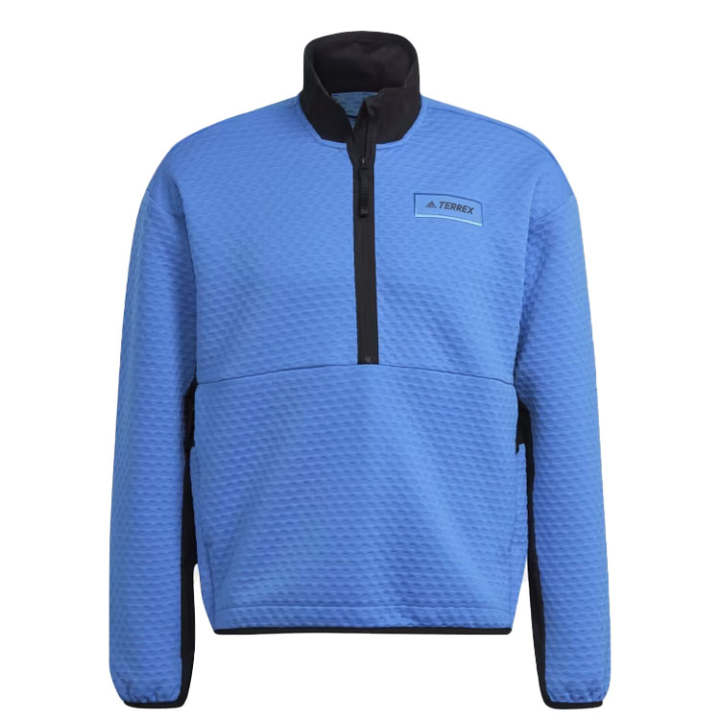 Adidas Adidas TERREX HIKE HALF ZIP FLEECE Sweatshirt Men's Impact Blue