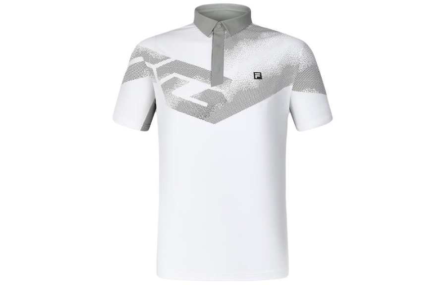 FILA Golf Polo Shirt Men's Jade White