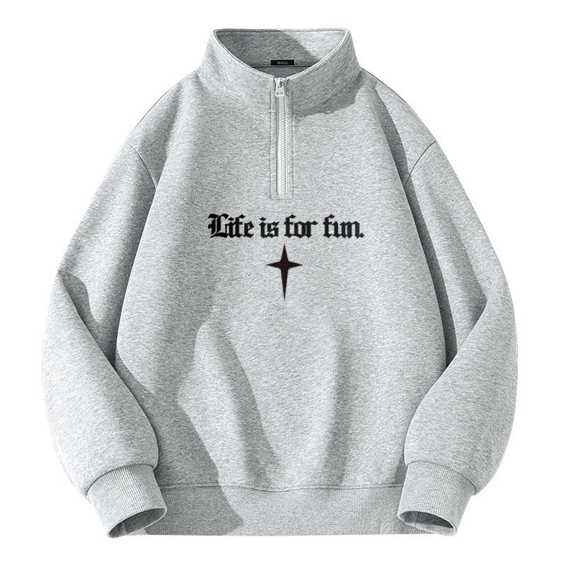 MINISO MINISO Sweatshirts Unisex Stand Collar Moderate Regular