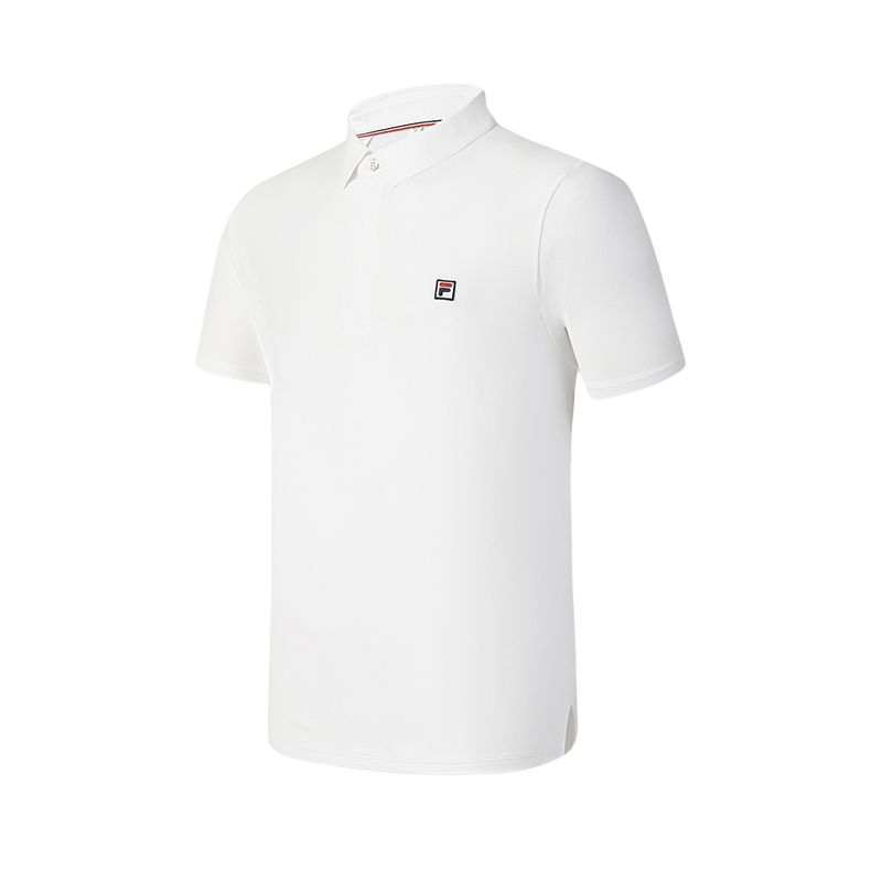 FILA Tennis Polo Shirt Men's Jade White WT