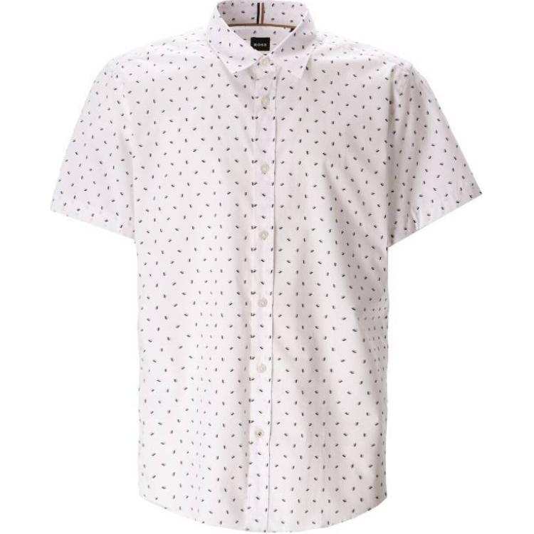 HUGO BOSS Boss Patterned Cotton Shirt