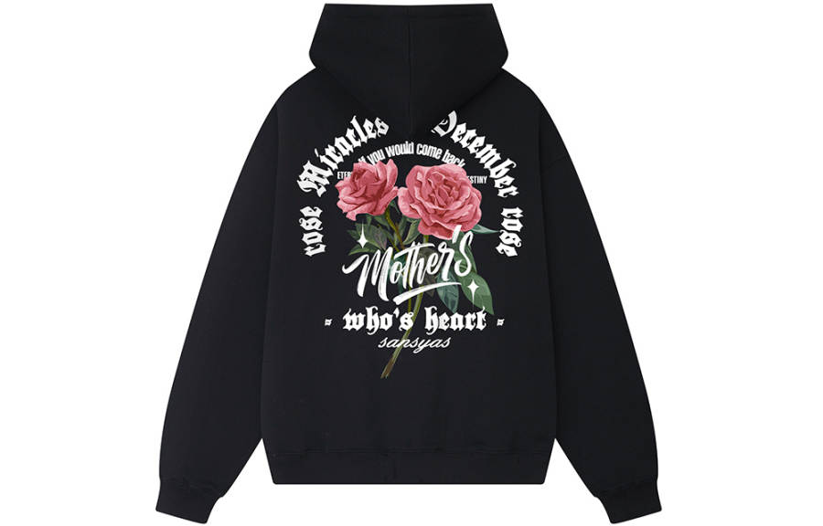 SANSYAS Sweatshirts Unisex Hooded Moderate Regular