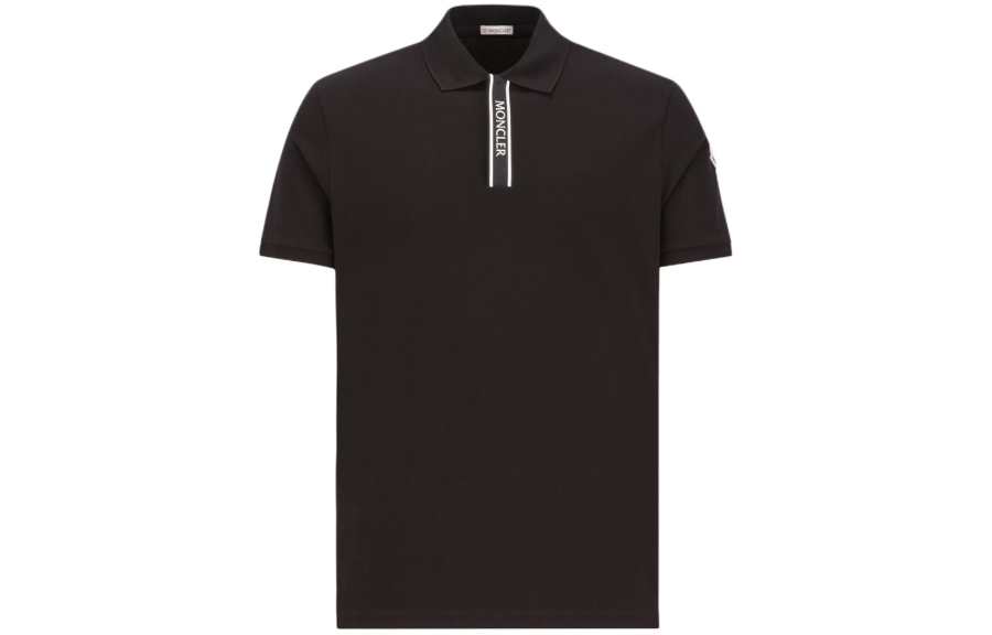 Moncler Moncler logo-patch polo shirt