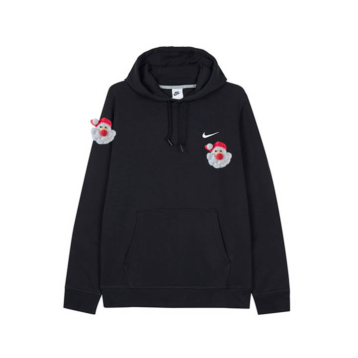Nike Nike Sweatshirts Men's Black Hooded Moderate Other