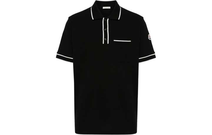 Moncler Moncler SS24 Polo Shirt Men's Black