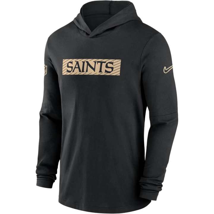 Nike Nike New Orleans Saints Sideline Men's Nike Dri FIT Nfl Long Sleeve Hooded Top