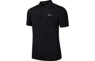 Erke Tennis Collection Polo Shirt Men's Jet Black