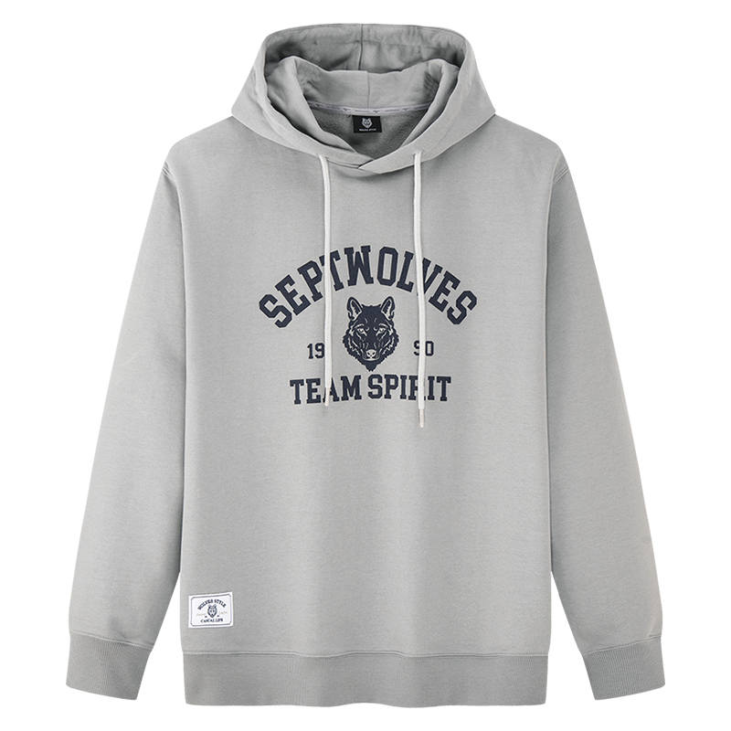 SEPTWOLVES Sweatshirts Men's Hooded Moderate Heavyweight